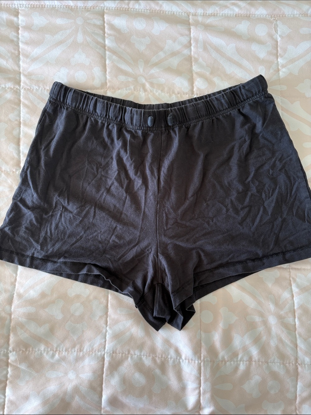 Women's Black Lounge Sleep Shorts - Soft Everyday Comfort